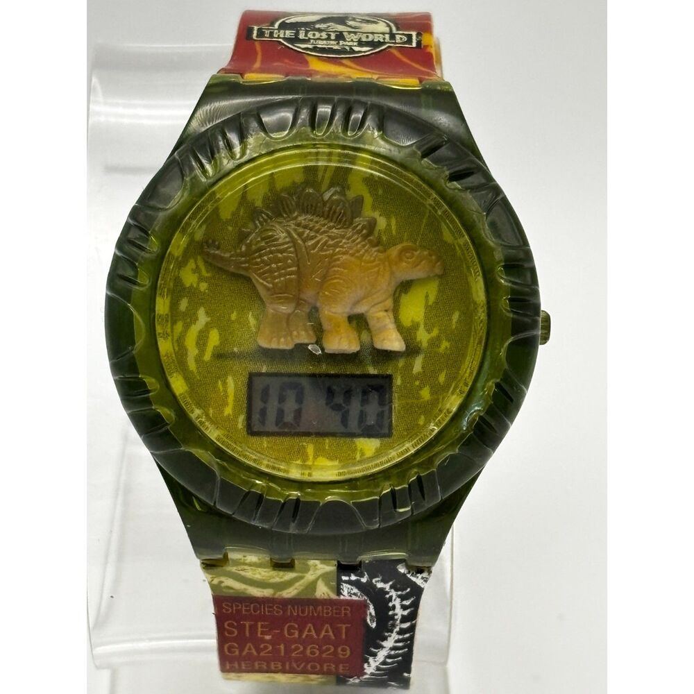 VTG Jurassic Park Burger King 1998 digital watch, working